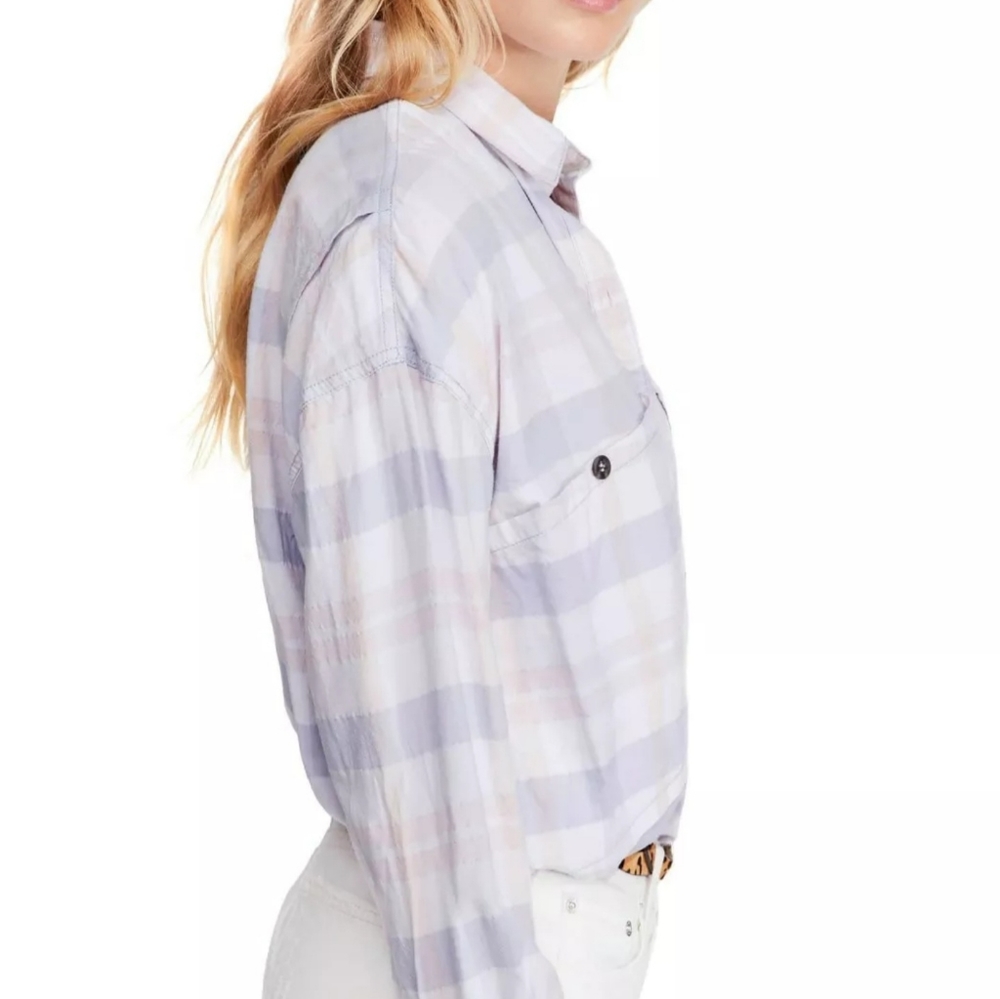 Loveland Plaid button down top - Picture 3 of 10